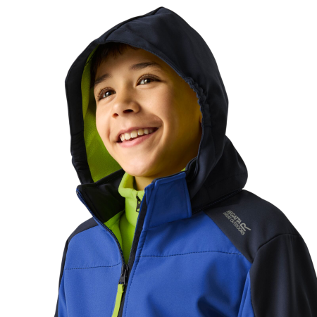 Veste softshell enfant Regatta Haydenbury Navy/Olympian Blue