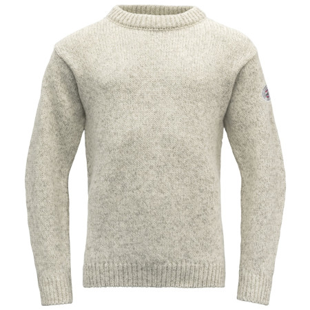 Sweatshirt fonctionnel homme Devold Nansen Wool Sweater gris clair GREY MELANGE