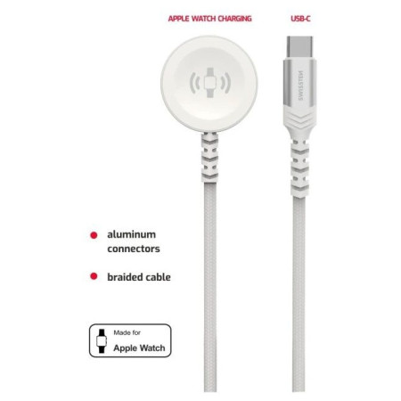 Câble données et chargement Swissten Wireless charging cable for Apple Watch 1,2 m
