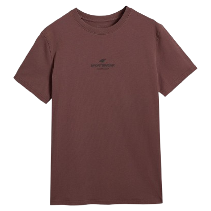 T-shirt homme 4F Tshirt M2961 brun DARK BROWN