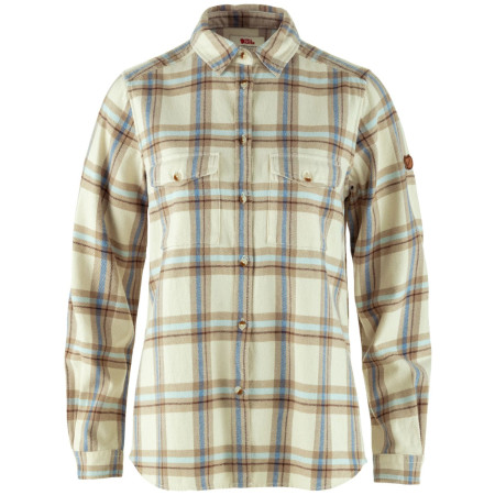 Chemise femme Fjällräven Övik Heavy Flannel Shirt W beige Chalk White-Fossil