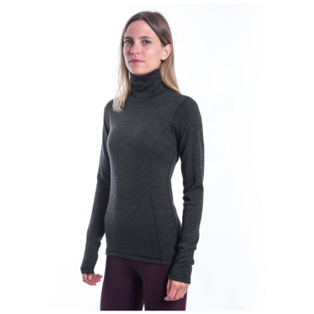 T-shirt fonctionnel femme Sensor Merino Bold Roll Neck dl.rukáv