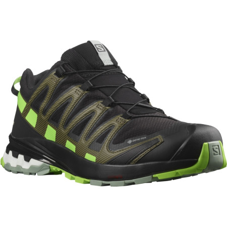 Chaussures de running hommes Salomon Xa Pro 3D V8 Gore-Tex noir/vert Black