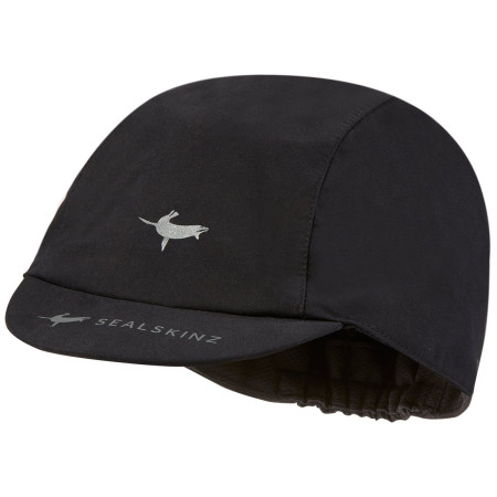 Casquette imperméable SealSkinz WP All Weather Cycle Cap vert Black