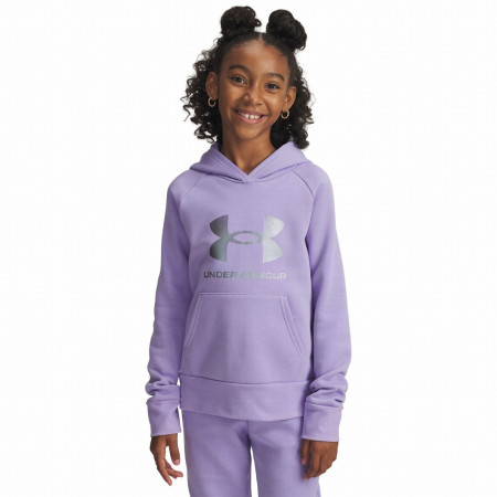 Sweatshirt enfant Under Armour Rival Flc Shimmer Hdy violet Purple