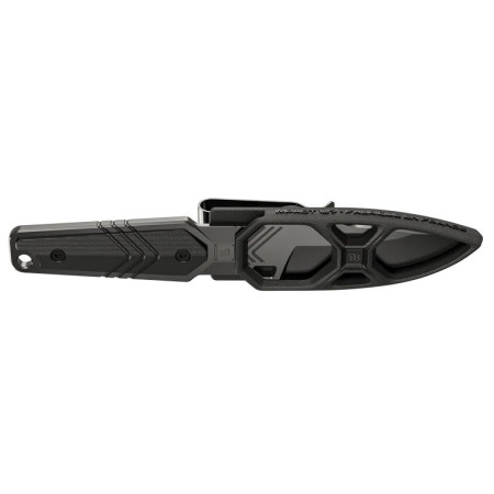 Couteau TB OUTDOOR Monobloc Knife Impact 127 Black Pvd G10