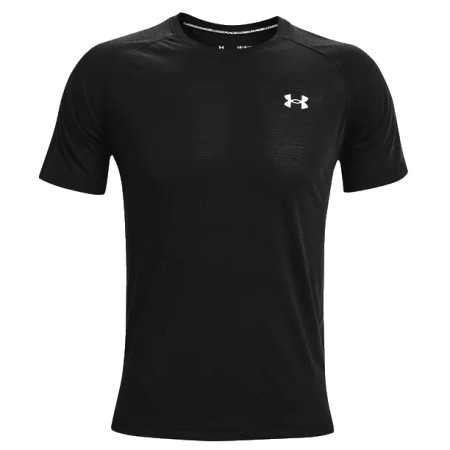 T-shirt homme Under Armour Streaker SS vert Black / Black / Reflective