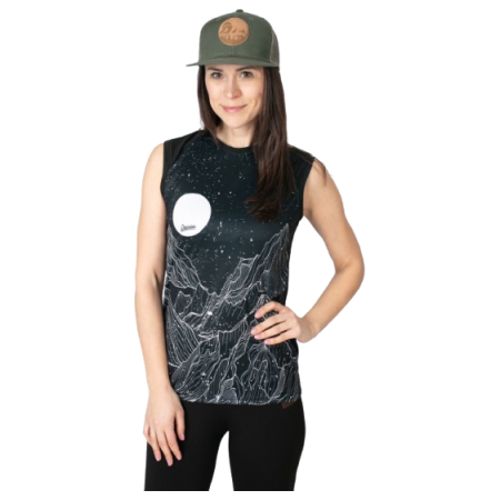 Top femme Drexiss Full Diamond Beach Black Coolmax noir / blanc