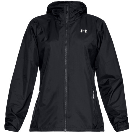 Coupe-vent femme Under Armour UA Forefront Rain Jacket vert Black / / Ghost Gray