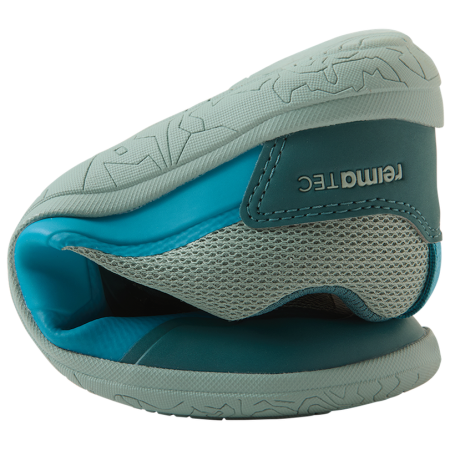 Chaussures barefoot pour enfant Reima Tallustelu Stone Green