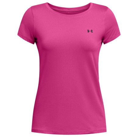 T-shirt fonctionnel femme Under Armour HG Armour SS rose / noir AstroPink/Black