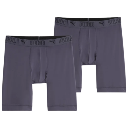 Caleçon homme Puma Sport Microfiber Long Boxer 2P