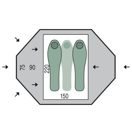 Tente Pinguin Taifun 2