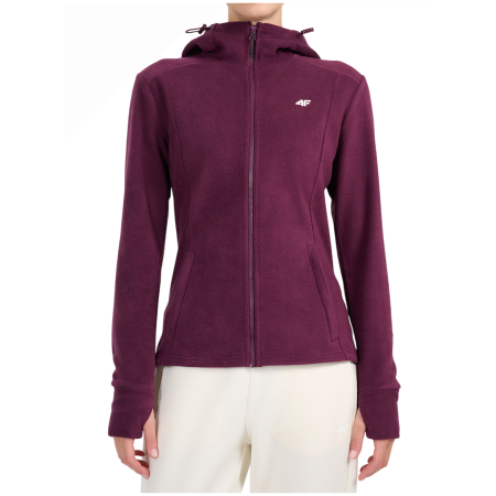 Sweat-shirt femme 4F Fleece F478 bordeau Burgundy