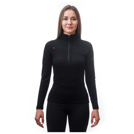 Sweat-shirt femme Sensor Merino Upper krátký zip