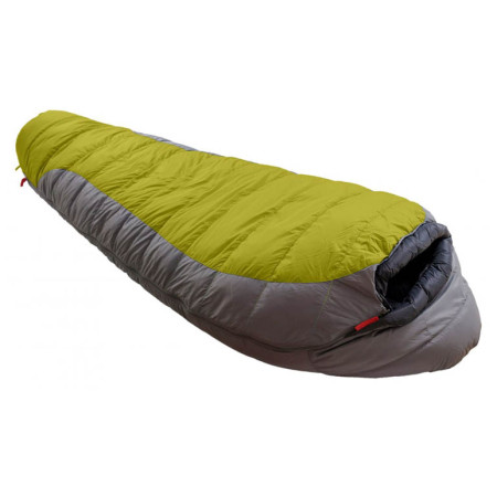 Sac de couchage en plumes Warmpeace Viking 1200 195 cm (2020) vert / gris Grey/Black/Hay/Steel