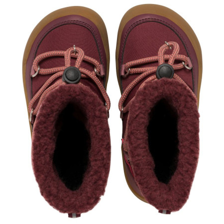 Bottes d'hiver enfant Viking Outdoor Footwear Birch Barefoot Warm WP Pull-on Wine