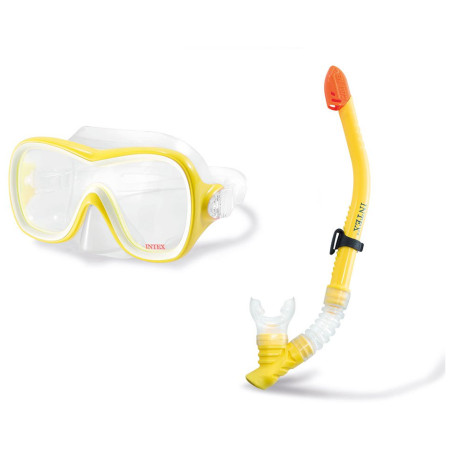 Set de plongée Intex Wave Rider Swim Set 55647 jaune