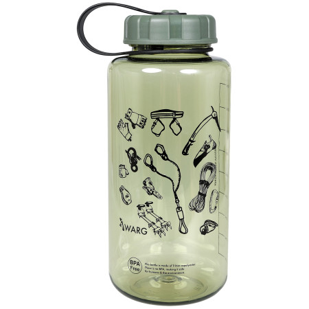Bouteille Warg Gear Tritan Wide 1 L vert green