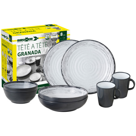 Set de vaisselle Brunner Set tête-à-tête Granada 8 pcs