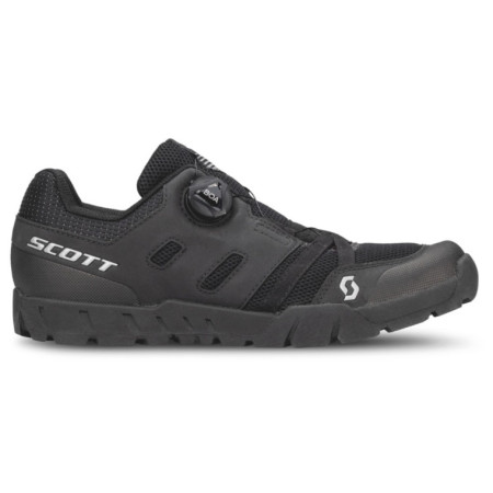 Chaussures vélo hommes Scott Sport Crus-r Flat Boa vert black/silver