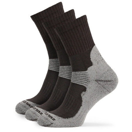 Chaussettes Zulu Merino Allseason 3-pack gris / brun grey/brown
