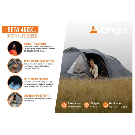 Tente Vango Beta 450XL