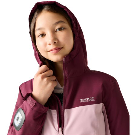 Veste d'hiver enfants Regatta Beamz Fig/Powder Lilac