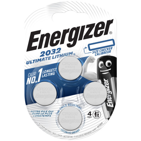 Pile Energizer Energizer Ultimate CR2032 argenté