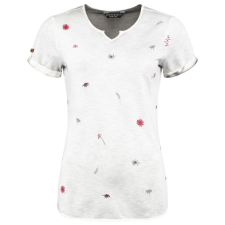 T-shirt fonctionnel femme Chillaz Tao Flower girs Grey Sprayed