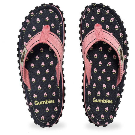 Tongs femme Gumbies Primrose noir / rose Primrose