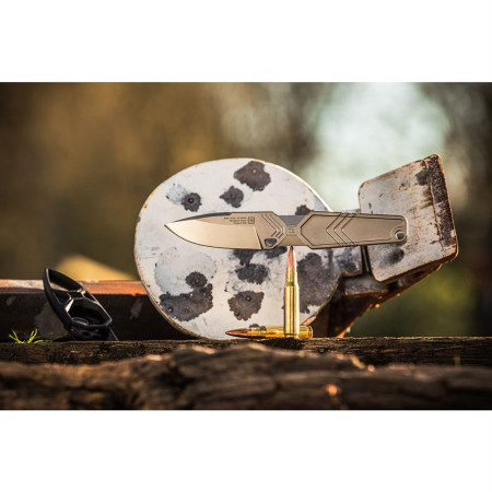 Couteau TB OUTDOOR Monobloc Knife Impact 127 Stainless Steel