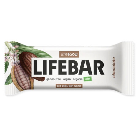 Barre Lifefood Lifebar tyčinka čokoládová RAW BIO 40 g