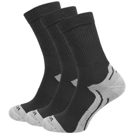 Chaussettes MOOA Bamboo Active 3-pack gris Grey/Grey