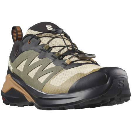 Chaussures de running hommes Salomon X-Adventure Gore-Tex brun / noir Safari / Black / Sugar Almond