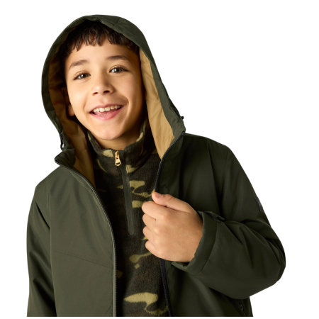 Veste d'hiver enfants Regatta Junior Frelton Dark Khaki