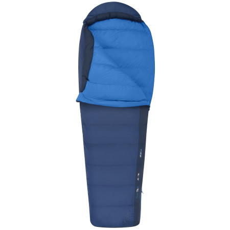 Sac de couchage en plumes Sea to Summit Trek TkII Regular Wide bleu foncé Denim / Navy