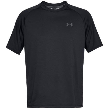 T-shirt homme Under Armour Tech SS Tee 2.0 vert Black