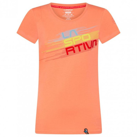 T-shirt femme La Sportiva Stripe Evo T-Shirt W orange Flamingo