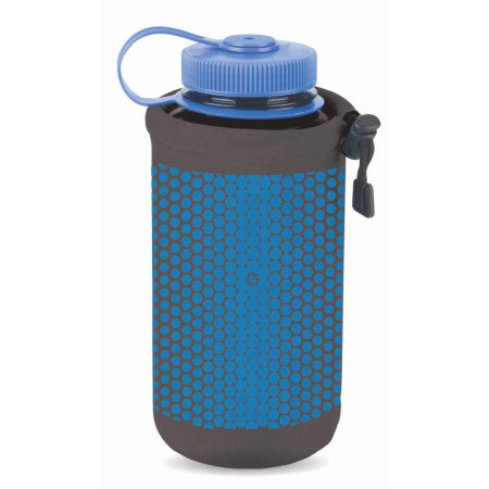 Housse bouteille Nalgene Cool Stuff Neoprene Carrier Print vert / bleu Black/Blue