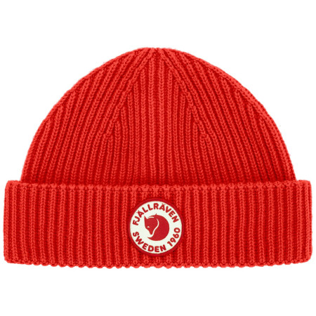 Bonnet d'hiver Fjällräven 1960 Lite Logo Hat rouge True Red