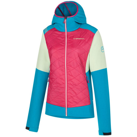 Veste femme La Sportiva Kap Hybrid Hoody W rose / bleu Cerise/Crystal