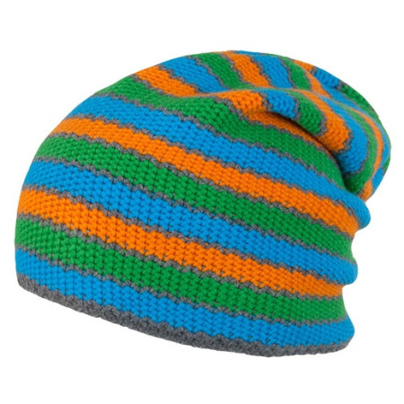 Bonnet Sensor Stripes vert - bleu Blue/Green/Orange