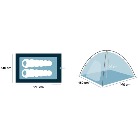 Tente Zulu Easy Tent 2