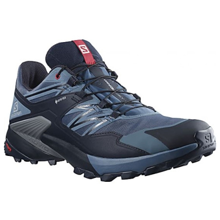 Chaussures homme Salomon Wings Sky Gore-Tex bleue Darkden
