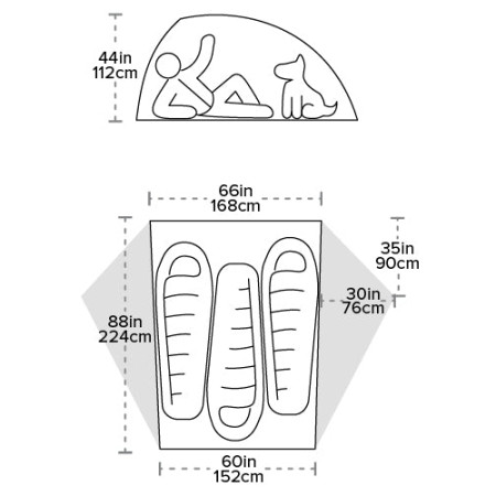 Tente ultra-légères Big Agnes Crag Lake SL3