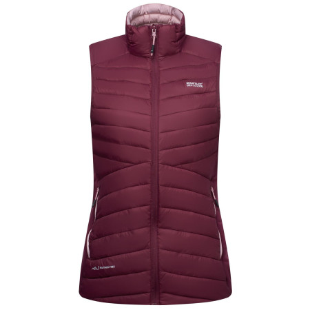 Gilet femme Regatta Womens Leedre Hybrid B/W rouge Fig