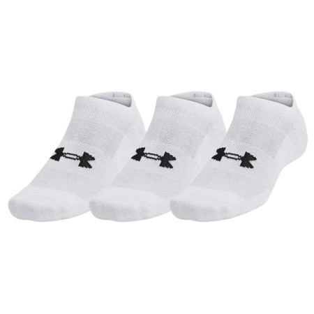 Jeu de chaussettes Under Armour Unisex Tc 3Pk No Show blanc White/White/Black