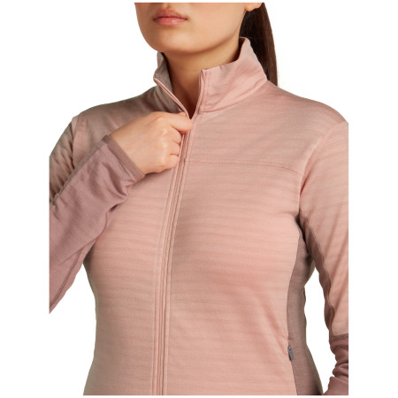 Veste polaire fonctionnelle femme Icebreaker Women Merino Blend 300 RealFleece™ Descender LS Zip