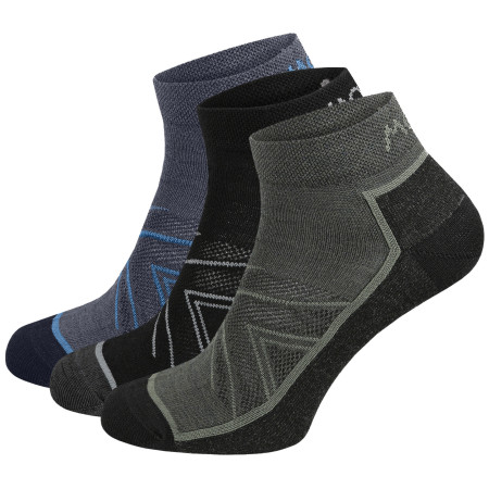 Chaussettes MOOA Merino Adventure Low 3-pack mix1 Mix